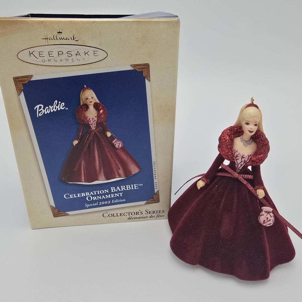 Hallmark Keepsake Celebration Barbie Ornament Special 2002 Edition